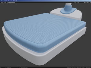 Column medical weighing scale Modèle 3D