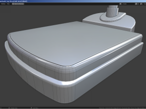 Column medical weighing scale Modèle 3D