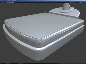 Column medical weighing scale 3D Model