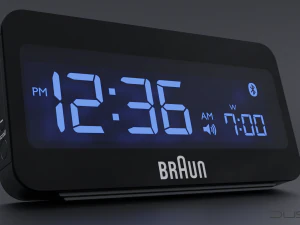 Digital alarm clock 3D Model