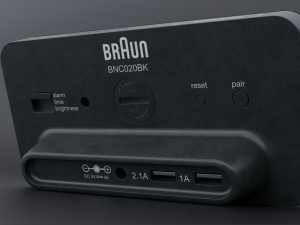 Digital alarm clock Modèle 3D