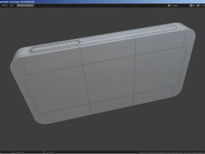 Digital alarm clock 3D Model