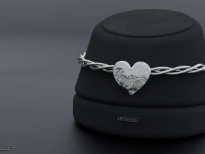 Jewellery set - bracelets 3D Model