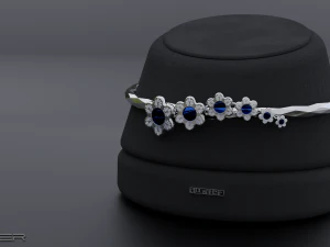 Jewellery set - bracelets 3D Model