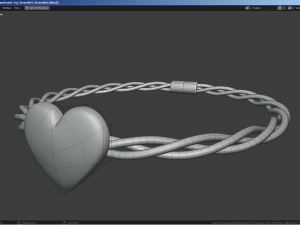 Jewellery set - bracelets 3D 模型