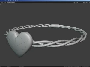 Jewellery set - bracelets 3D Model