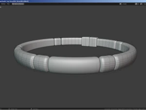 Jewellery set - bracelets 3D Model