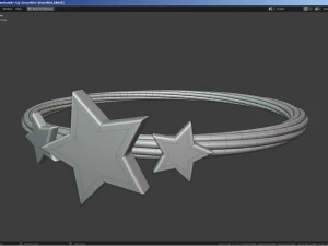 Jewellery set - bracelets 3D Model