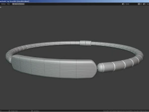Jewellery set - bracelets 3D Model