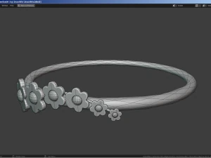 Jewellery set - bracelets 3D Model
