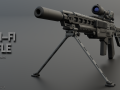 Sci-fi Rifle 3D Models
