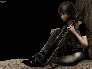 科幻步枪 3D 模型