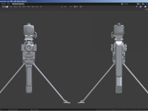 Sci-fi Rifle 3D Модель