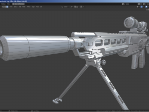 Sci-fi Rifle 3D Модель