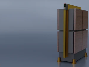Dynaudio speakers and power amplifier 3D Model