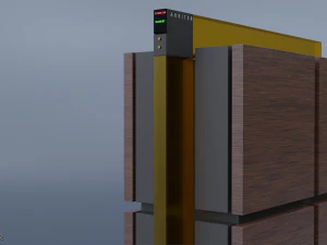 Dynaudio speakers and power amplifier 3D Model