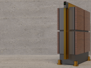 Dynaudio speakers and power amplifier Modelo 3D