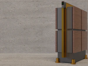 Dynaudio speakers and power amplifier 3D Model