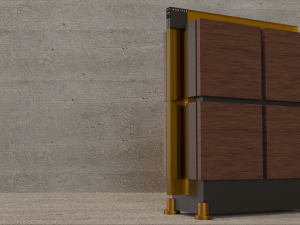 Dynaudio speakers and power amplifier Modelo 3D