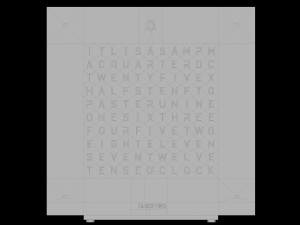 Qlocktwo designer clocks 3D 모델