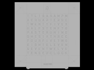 Qlocktwo designer clocks 3D Model