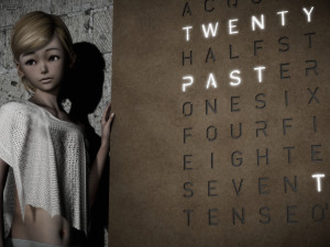 Qlocktwo designer clocks 3D 모델