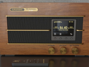 Grundig Heinzelmann Radio 3D 모델