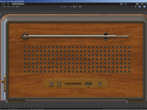 Grundig Heinzelmann Radio 3D 모델