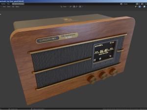 Grundig Heinzelmann Radio 3D 모델