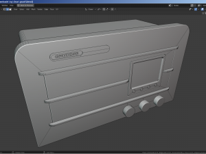 Grundig Heinzelmann Radio 3D 모델