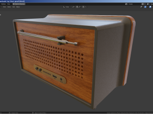 Grundig Heinzelmann Radio 3D 모델
