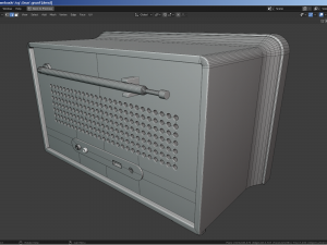 Grundig Heinzelmann Radio 3D 모델
