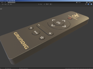 Grundig Heinzelmann Radio 3D 모델