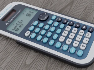 Texas Instruments Scientific Calculator 3D Model