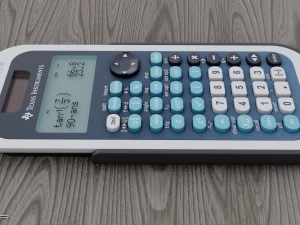 Texas Instruments Scientific Calculator 3D Model