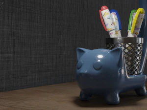 Cat-shaped lamp 3D Model