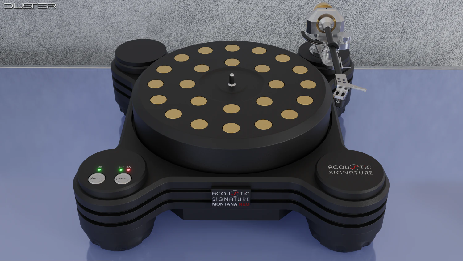 A turntable - gramophone - vinyl record player 3D Model .c4d .max .obj .3ds .fbx .stl .blend 