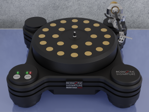 A turntable - gramophone - vinyl record player 3D Model