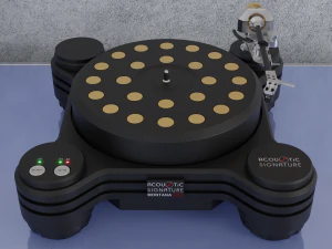 Gramofon - gramofon - odtwarzacz płyt winylowych Model 3D
