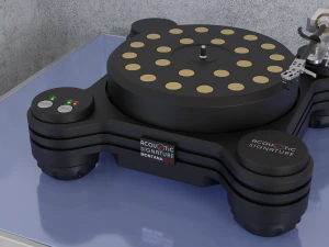 A turntable - gramophone - vinyl record player 3D Model