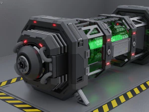 Dispositivo di fantascienza Modello 3D