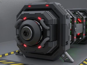 Sci-Fi Device 3D Model