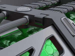 Sci-Fi Device 3D-Modell