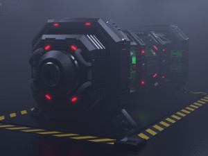 Sci-Fi Device 3D-Modell