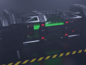Sci-Fi Device 3D-Modell