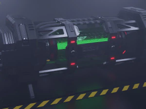 Sci-Fi Device 3D Model