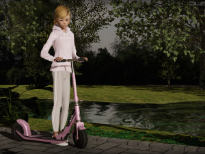 Razor kick scooter Modello 3D