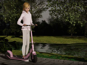 Razor kick scooter 3D Model