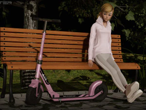 Razor kick scooter 3D Model