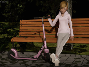 Razor kick scooter Modello 3D